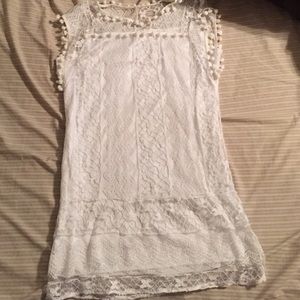 Pretty in white lace!