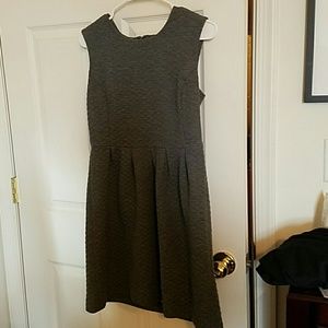 Loft grey knit dress