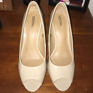 Merona Nude Heels Size 7