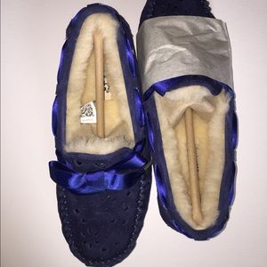 Blue Ugg moccasins