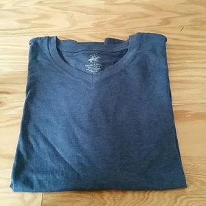 NWT Heather blue V-Neck Tee