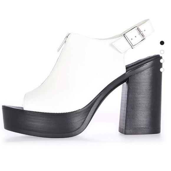 LAST ONE💕NWT Topshop Zipped 5"  Platforms💕 - Picture 3 of 4
