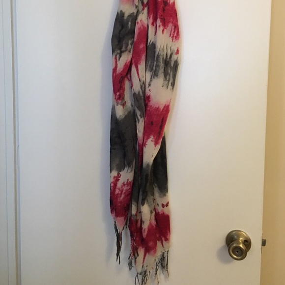 Pink and Grey TyeDye Scarf, bundle for discounts!