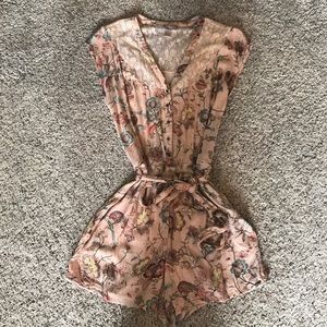 Vintage floral romper FINAL PRICE