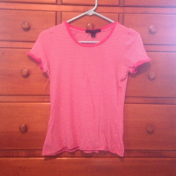 Express sz M cotton short sleeve pink tee shirt