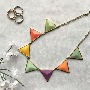 Geometric Colorful Francesca's Necklace
