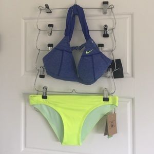 Nike Bikini; NWT neon yellow & blue