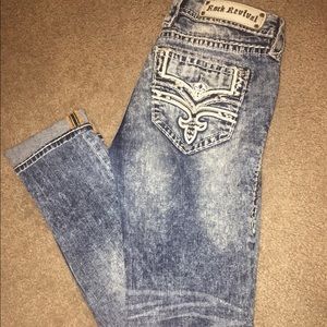 Rock revival ankle skinny.