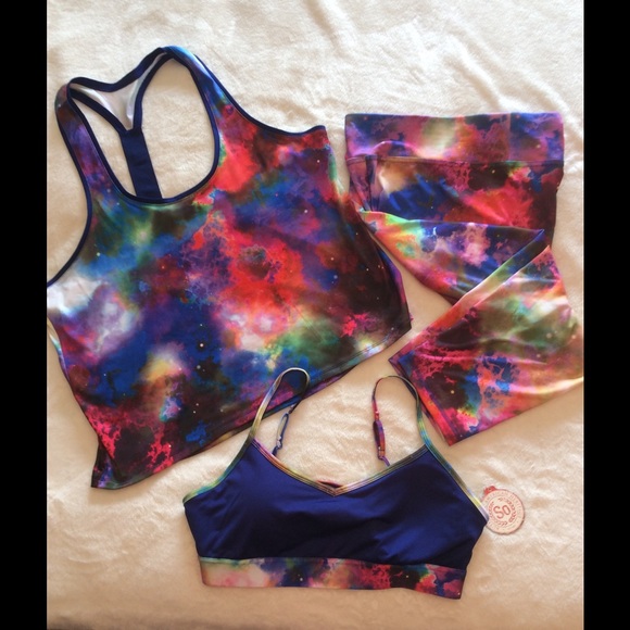 SO Other - 3 piece yoga set - tank, bra, capris!