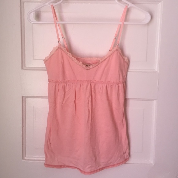 Light pink Hollister babydoll cami