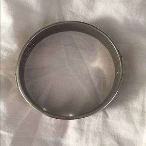 Coach silver bangle