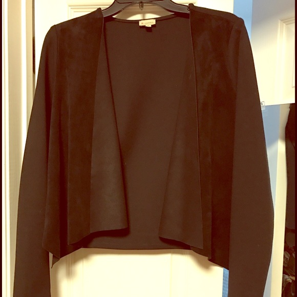 SOLD Cremieux black crop jacket
