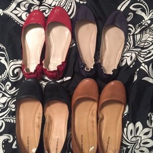 4 pair flats