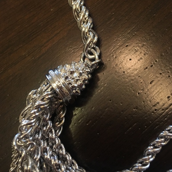 Kendra Scott Statement Necklace in Silver - Picture 2 of 2