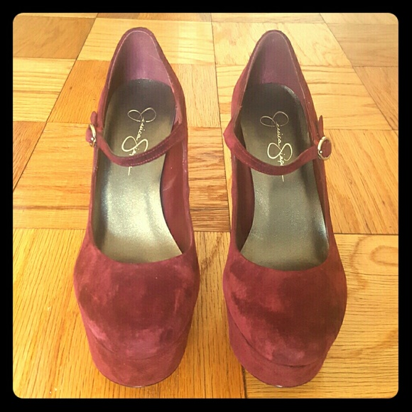 Jessica Simpson Mary Jane platforms