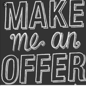 All reasonable offers accepted!