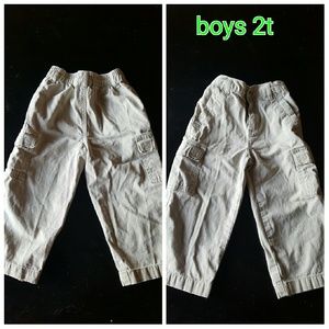 Boy khaki long pant