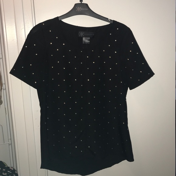 Kardashian Kollection black blouse