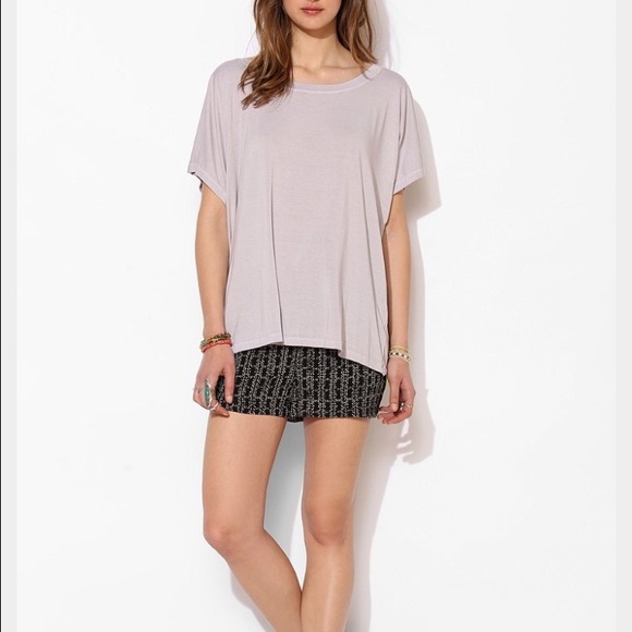 Grey off the shoulder tee from urban outfitters