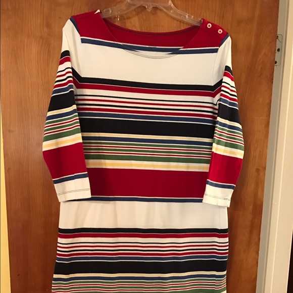 Talbots thick cotton dress