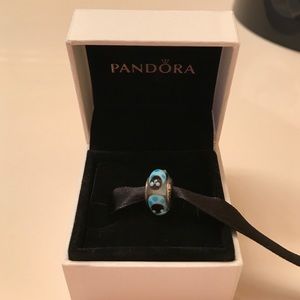 Pandora blue lady bug charm. Two available.