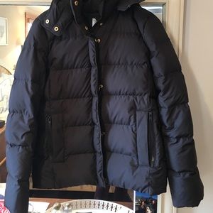 Jcrew black classic puffy coat!