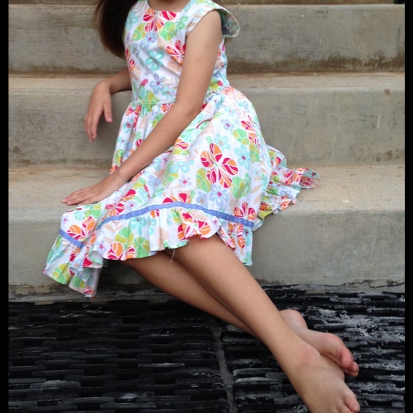Hawaiian print sun dress