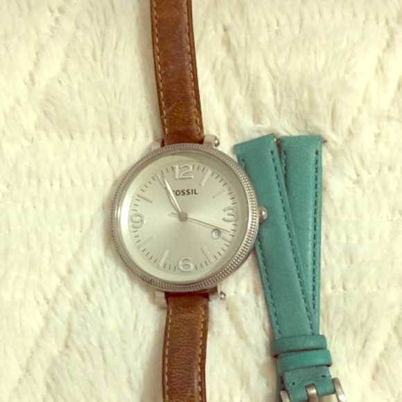 Women's leather watch