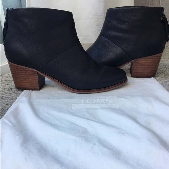 TOMS leather booties
