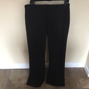 Black dress trousers