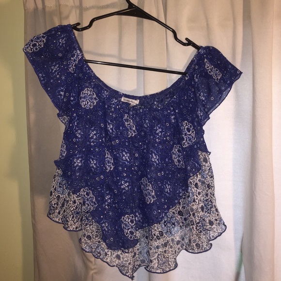 Charlotte Russe Floral crop top