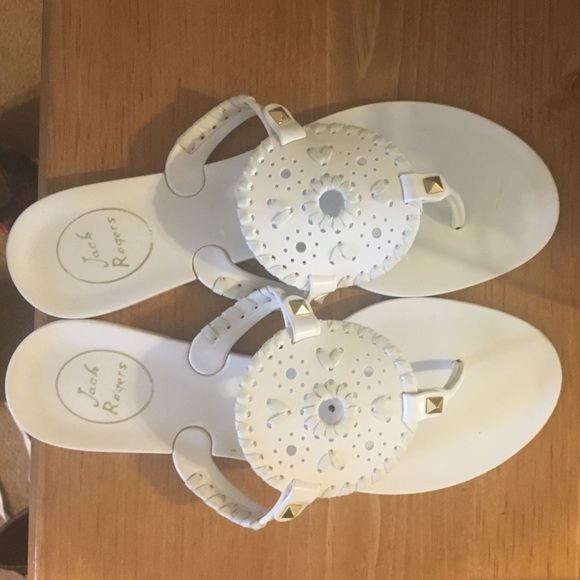 Selling my white jack Rogers :)