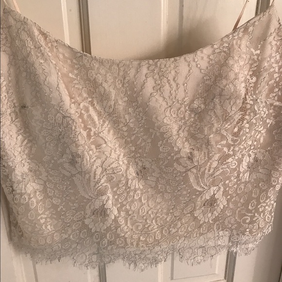 Beautiful lace crop top women's size 12