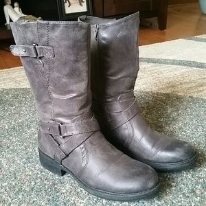 Mid calf length boots
