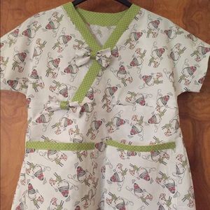 custom scrub top