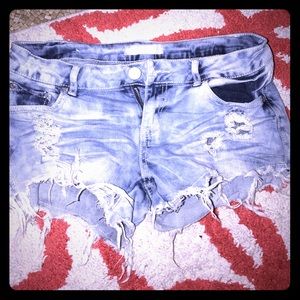 Size 5 ripped jean shorts