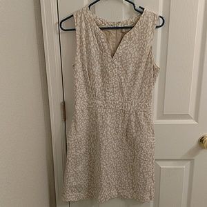 Banana Republic linen cheeta print dress