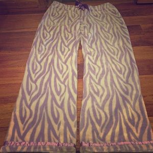 Purple ultra fleece pajama pants