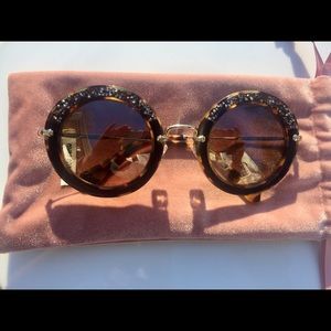 Miu Miu Oversized Round Sunglasses