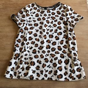 Zara Leopard Print Shirt