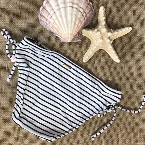 Victorias Secret Bow Bikini Bottom Stripe S M L - Picture 3 of 3