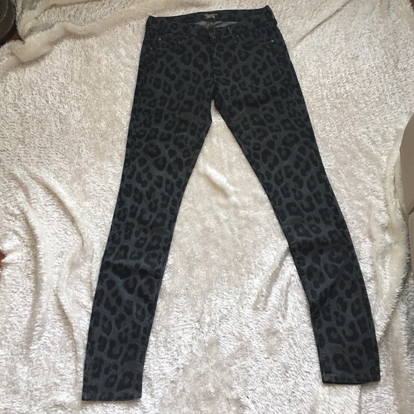 MOTHER Jeans Cheetah Print Sz 26