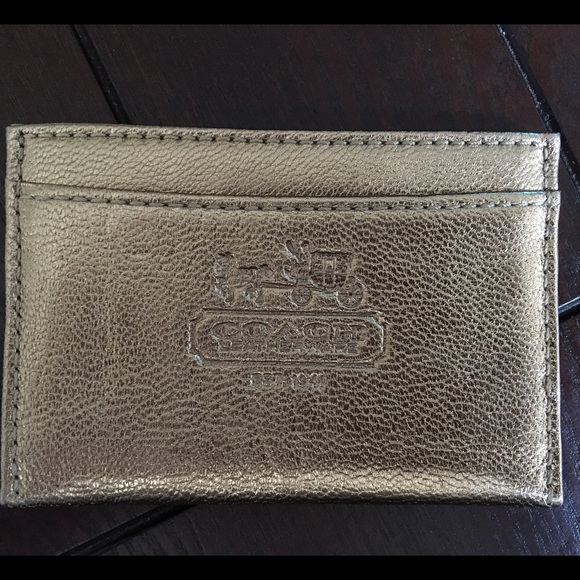 Authentic Coach card holder
