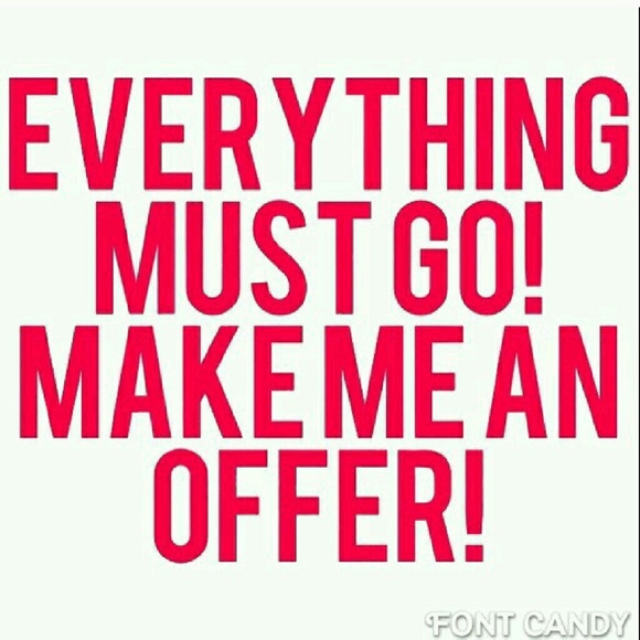 All the items in my closet needs to go.