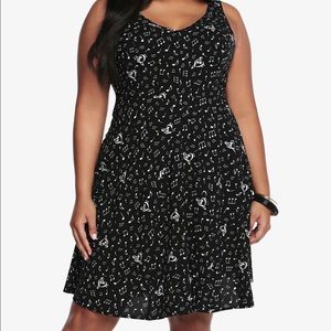 Torrid musical notes skater dress