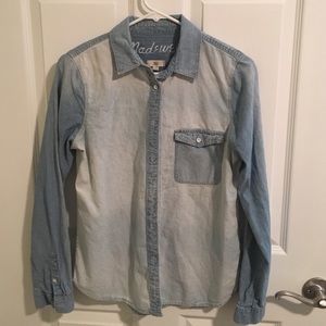 Madewell denim button-up