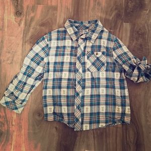 Flannel button down