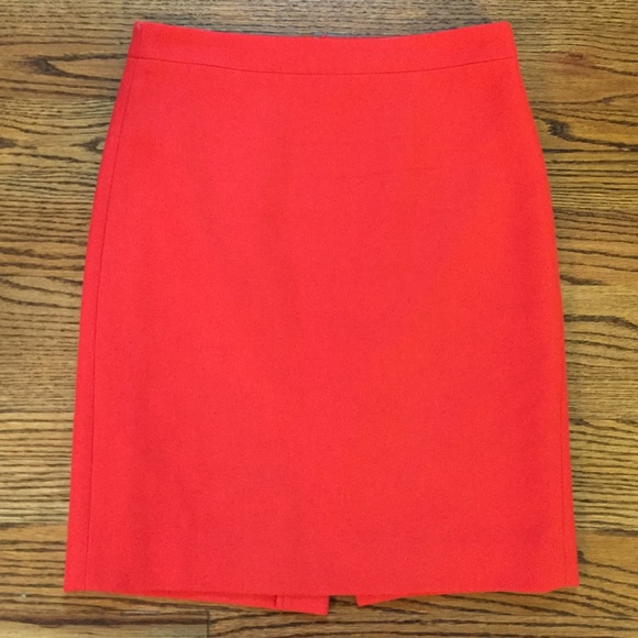 J.Crew Wool Pencil skirt sz 4 - Picture 4 of 4