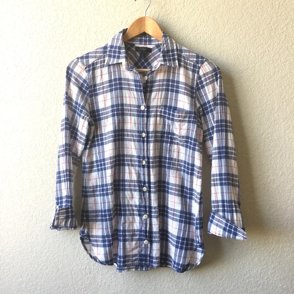 J. Crew Lightweight Cotton Button Down Shirt