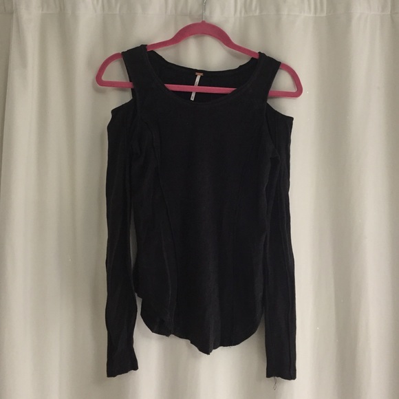 Free People cold shoulder top.